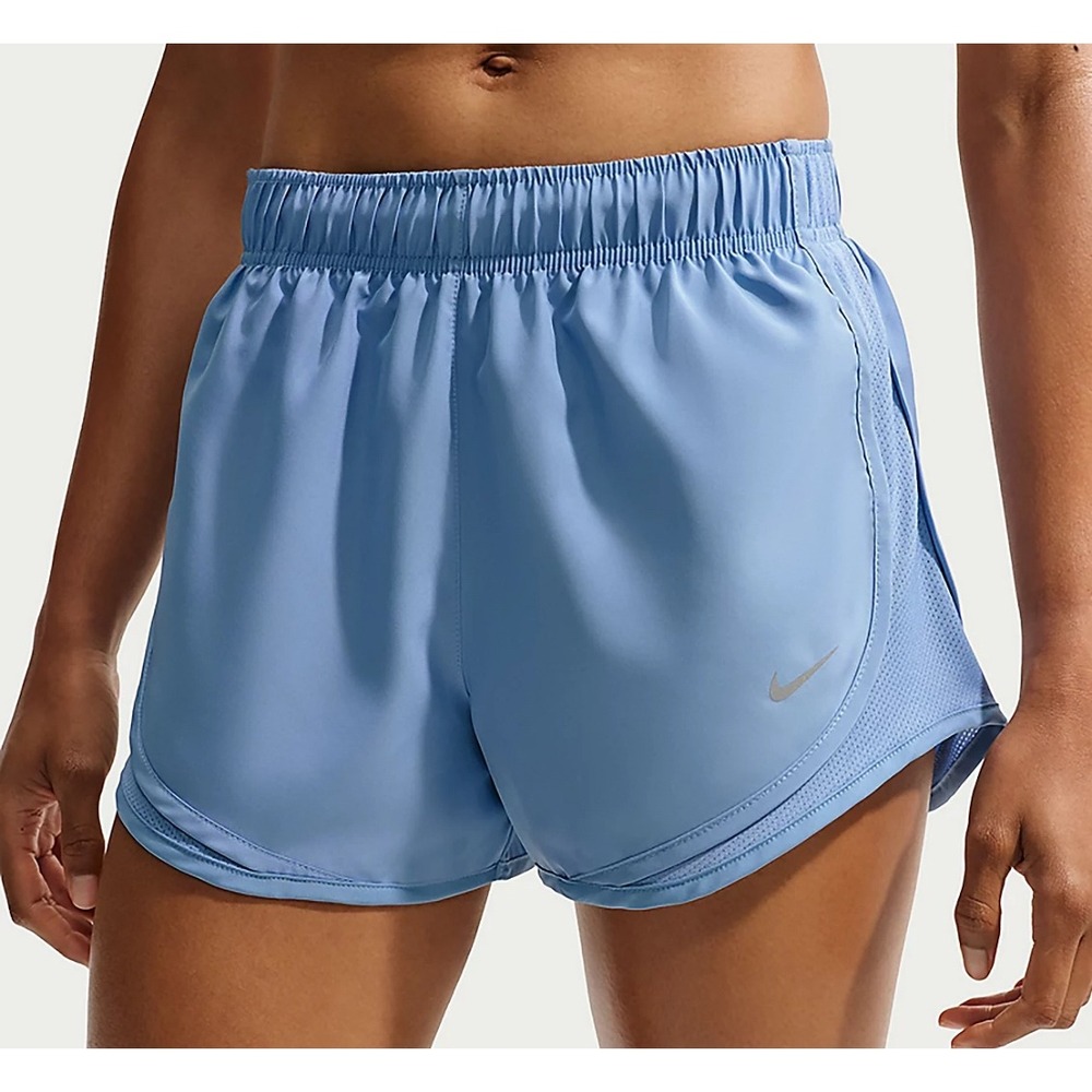 Nike Women's Tempo Dri-FIT Mid-Rise Running Sports Shorts Gray Women's Large EUC